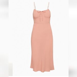 Aritzia Wilfred Bellow Heirloom Pimk Midi Slip Dress S 4